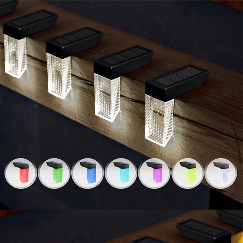 SM23497 ABS Plastic Solar Stair Wall Lantern Light, Pack of 2_4