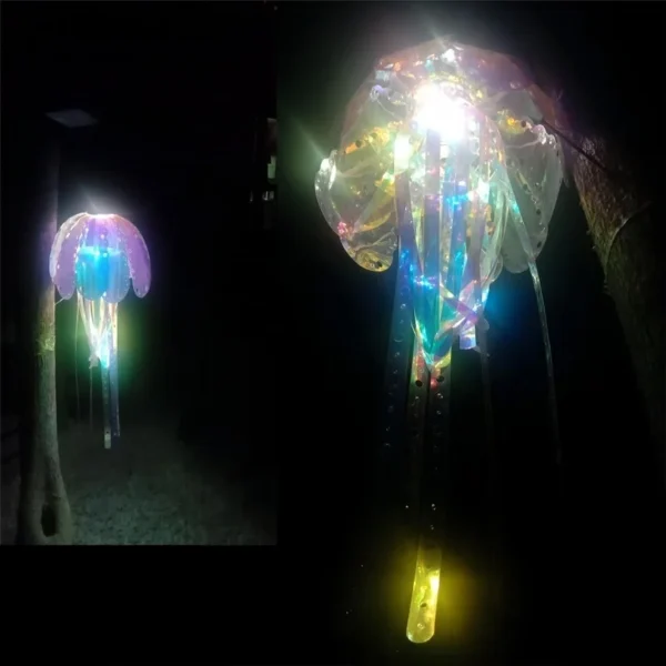 SM23521 ABS Plastic Hanging Solar Jellyfish Light