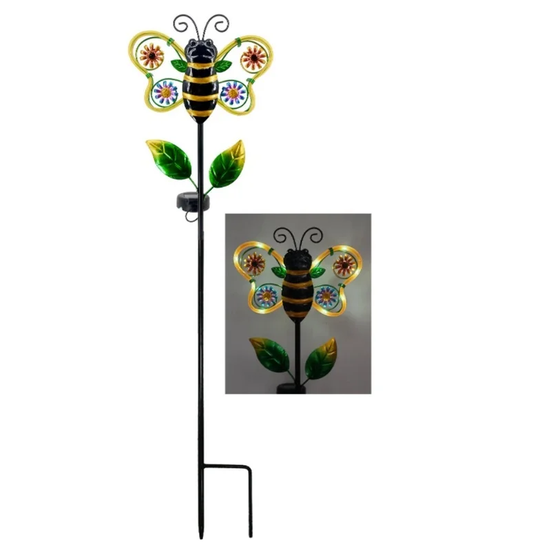 SM23525 Plastic PP Solar Animal Bee Stake Light