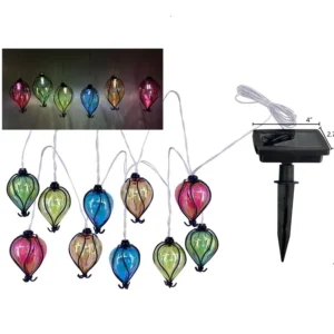 SM23719 PP Plastic 10-LED Multicolor Solar Fairy String Light_1