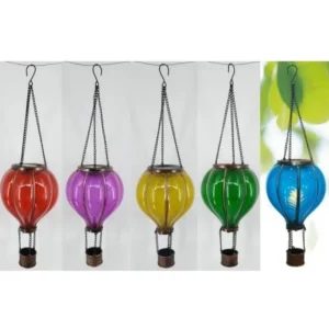 SM23721 Plastic PP Solar Hot Air Balloon Hanging Lantern Light_2