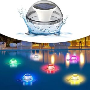 SM24005 Color Changing LED Solar-Powered Swimming Pool Surface Float Lights