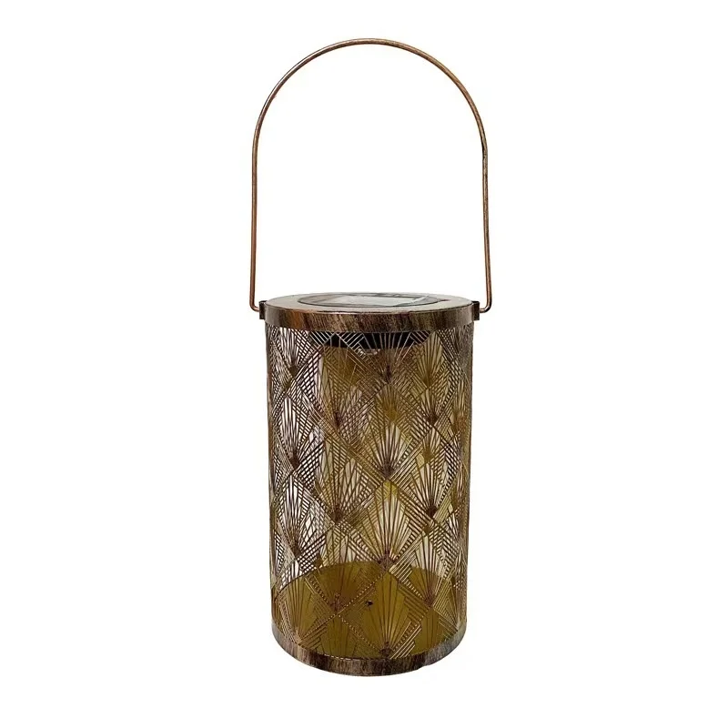 SM24061 Plastic PP Lotus Flower-Shaped Hanging Solar Lantern_4