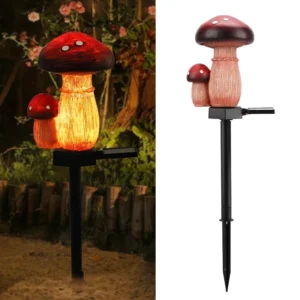 SM24067 Mushroom Resin Statue Solar Stake Light_1_20251010_142404