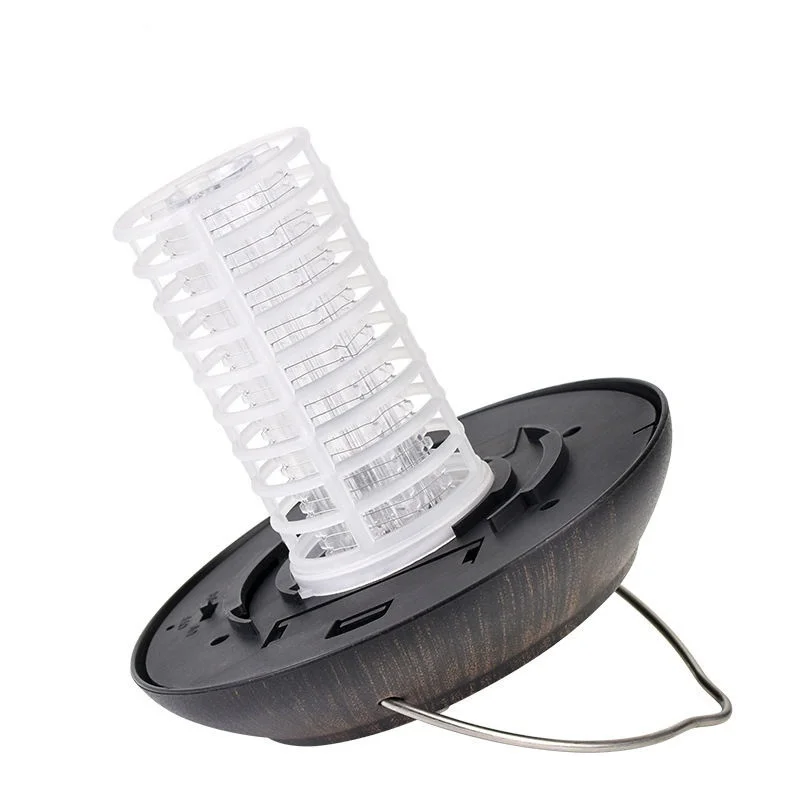 SM241027 Bronze ABS Plastic Handheld Solar Mosquito Killer Lamp, Tabletop Light_5