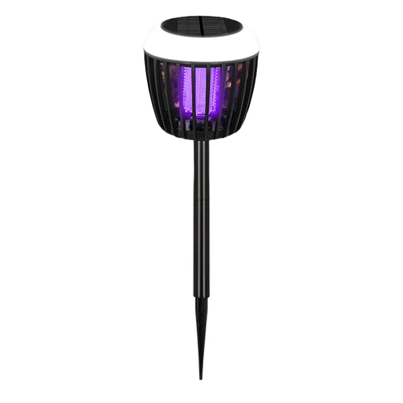 SM241030 PP Plastic Mushroom Solar Mosquito-Killing Tabletop Lamp_2