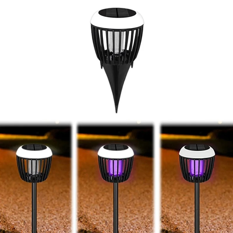 SM241030 PP Plastic Mushroom Solar Mosquito-Killing Tabletop Lamp_4