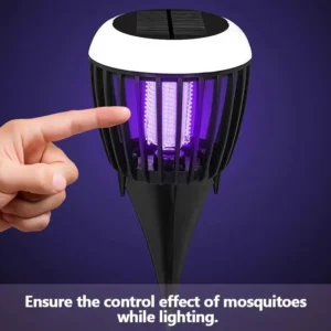 SM241030 PP Plastic Mushroom Solar Mosquito-Killing Tabletop Lamp_5