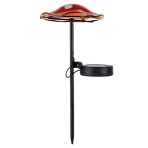 SM241058 PP Plastic Mushroom Shape Solar Stake Light_3
