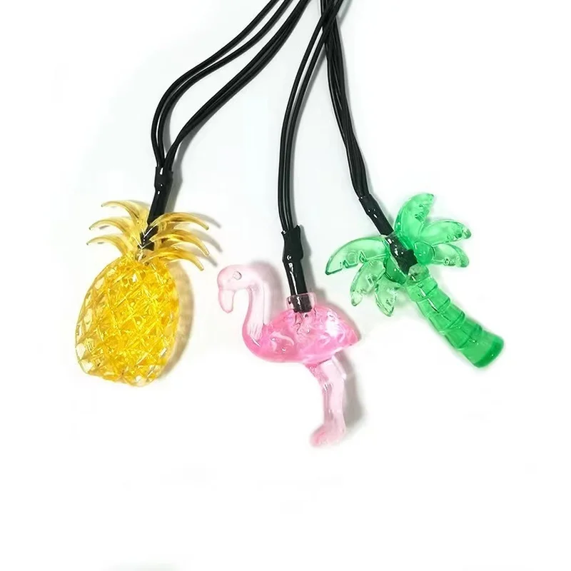 SM24346 Plastic PP Solar String Light, 20 LED Palm Tree, Pineapple, Flamingo, Animal Design_4