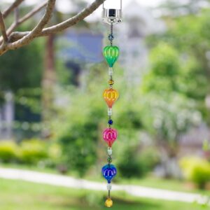 SM24378 Solar-Hängewindspiel mit Heißluftballon