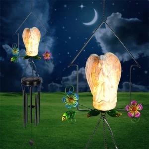 SM24430 Solar Angel Windchime Resin Statue Hanging Light_1_20251010_142404