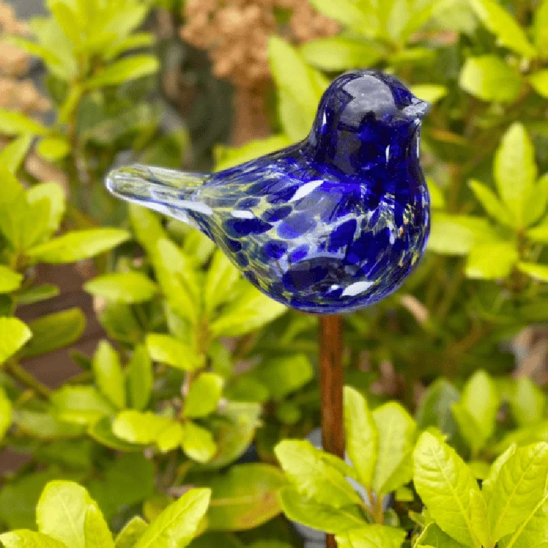 SM24554 Glass + metal Iron Solar Glass Bird Garden Stake Lights - Animal Design