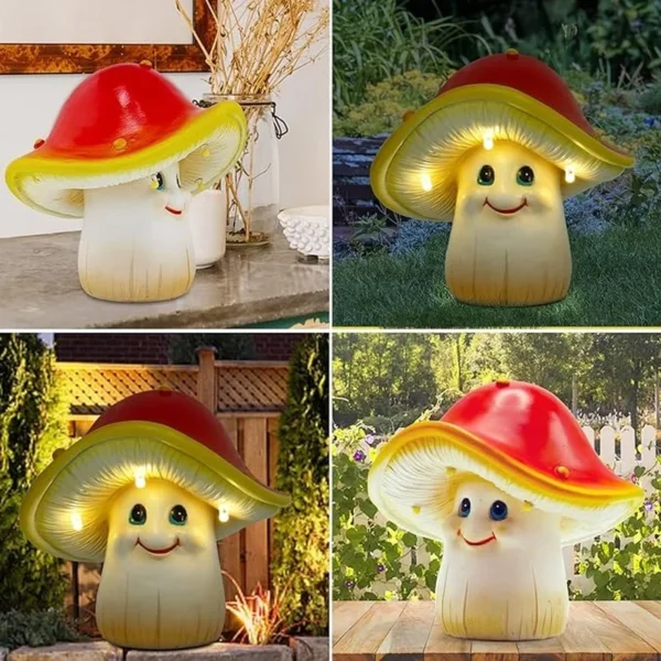 SM24555 Solar Lantern Resin Statue Tabletop Hanging Light