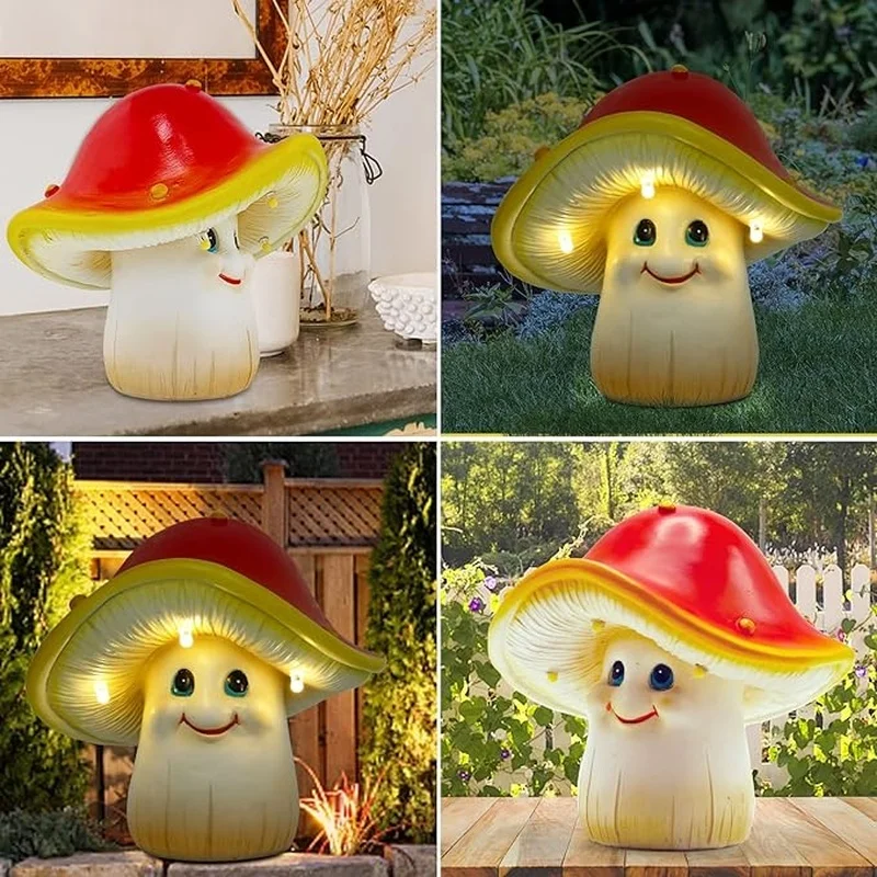 SM24555 Solar Lantern Resin Statue Tabletop Hanging Light