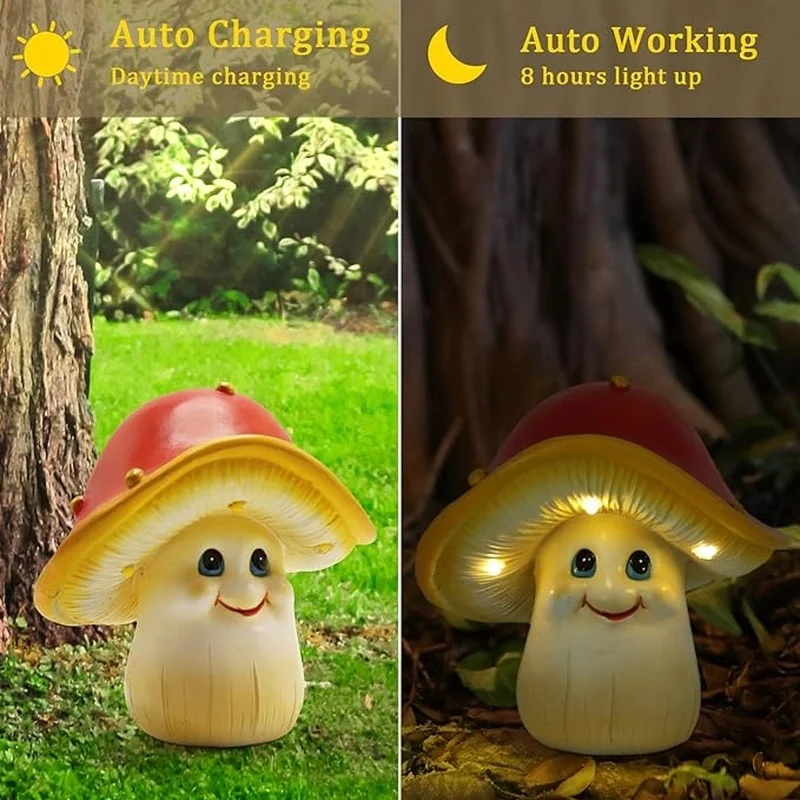 SM24555 Solar Lantern Resin Statue Tabletop Hanging Light_2