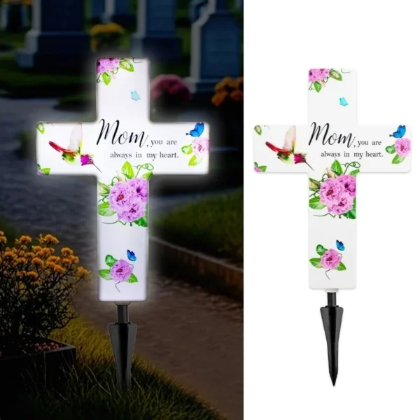 SM24557 ABS Plastic Solar Stake Light for Memorial Cemetery Cross_2_20251010_142404