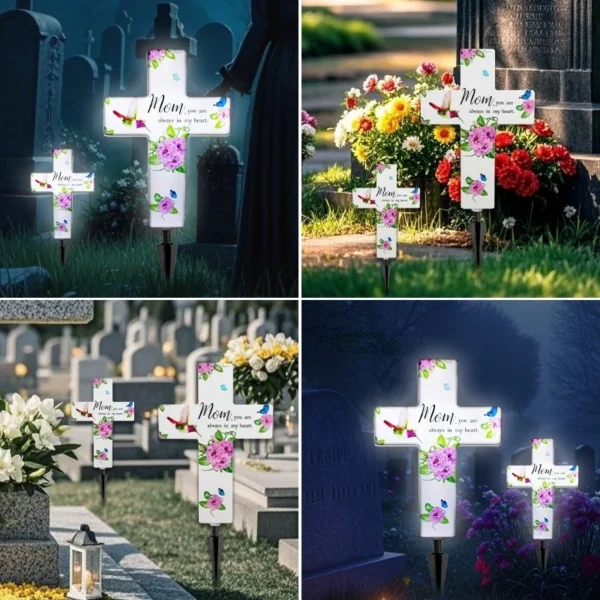 SM24557 ABS Plastic Solar Stake Light for Memorial Cemetery Cross_4_20251010_142404