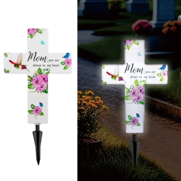 SM24557 ABS Plastic Solar Stake Light for Memorial Cemetery Cross_9_20251010_142404