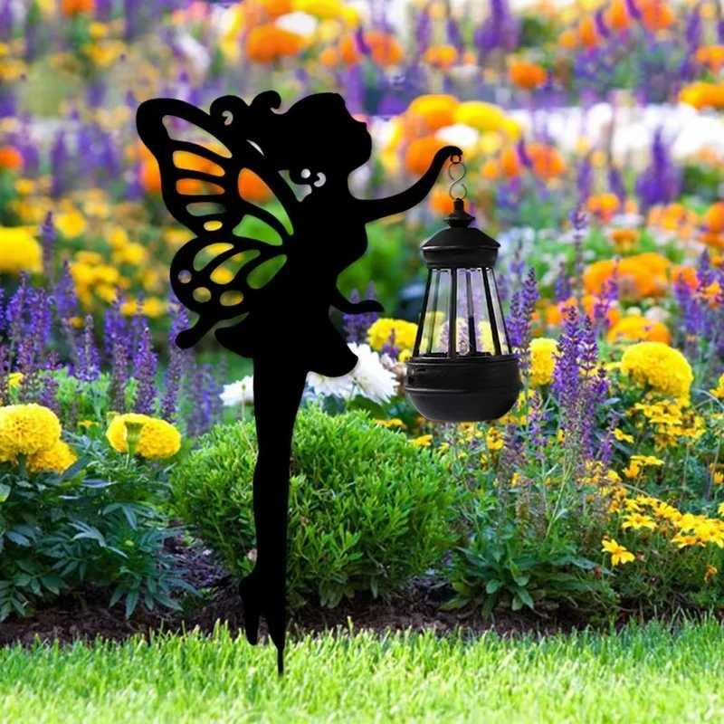 SM24598 Plastic PP Fairy Hanging Lantern Solar Stake Light_11