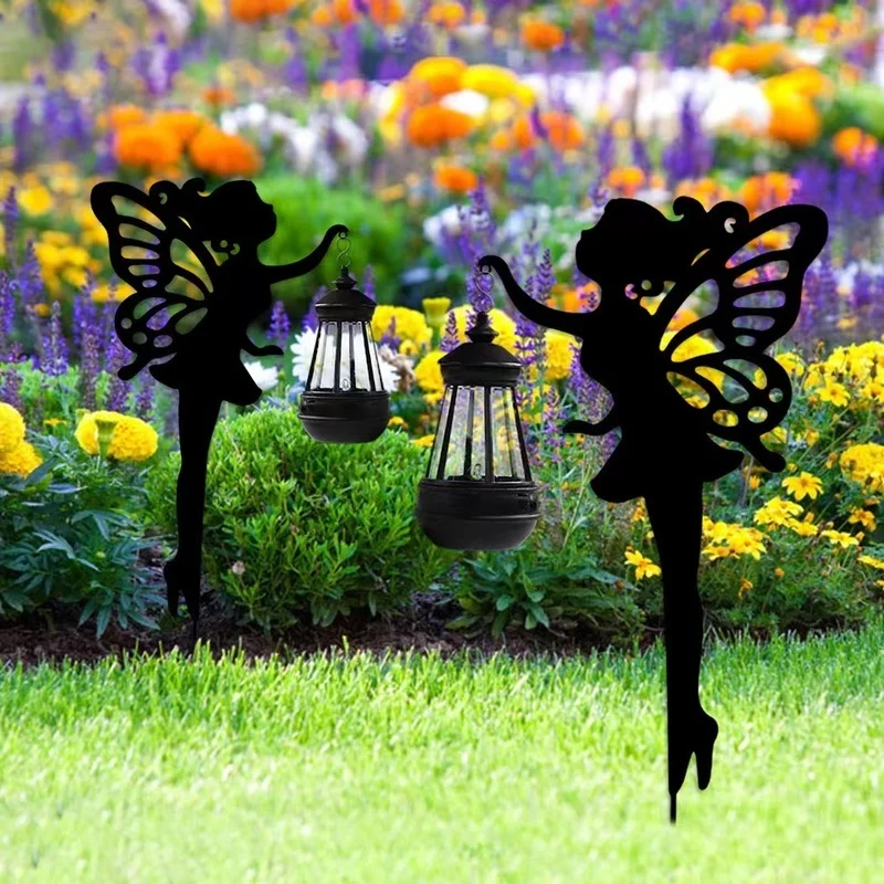 SM24598 Plastic PP Fairy Hanging Lantern Solar Stake Light_13