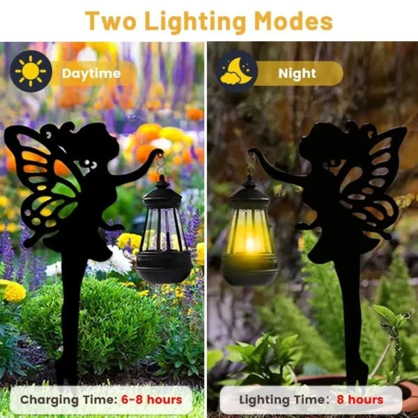 SM24598 Plastic PP Fairy Hanging Lantern Solar Stake Light_5