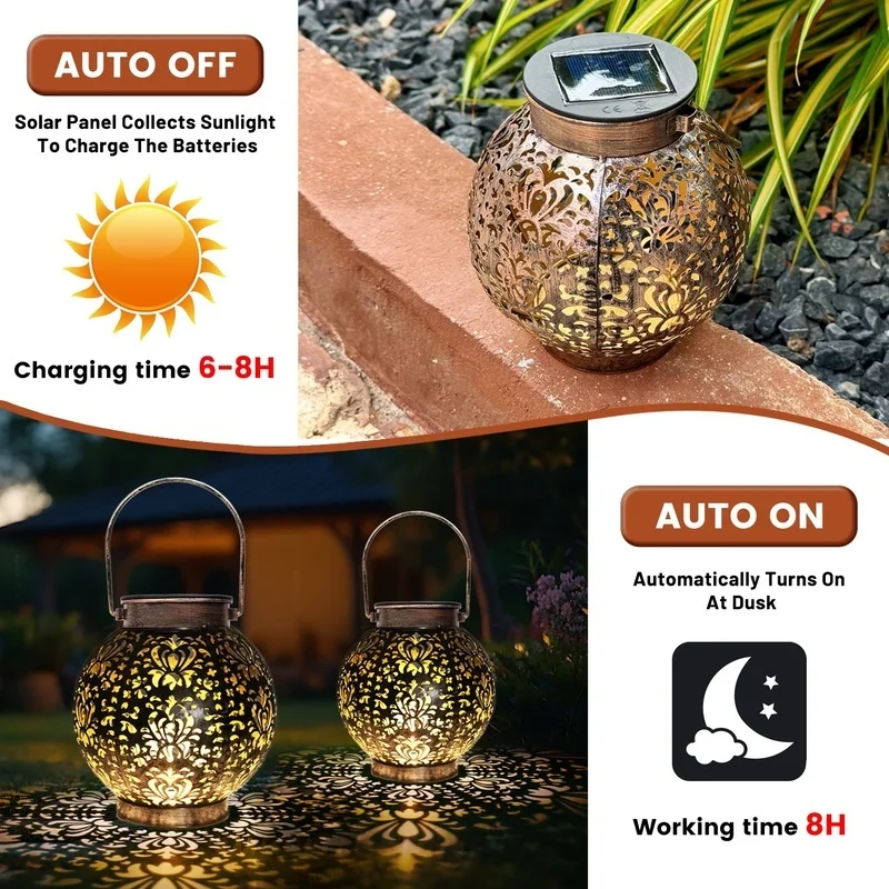 SM24627B Plastic PP Chrysanthemum Flower Solar Hanging Light_3