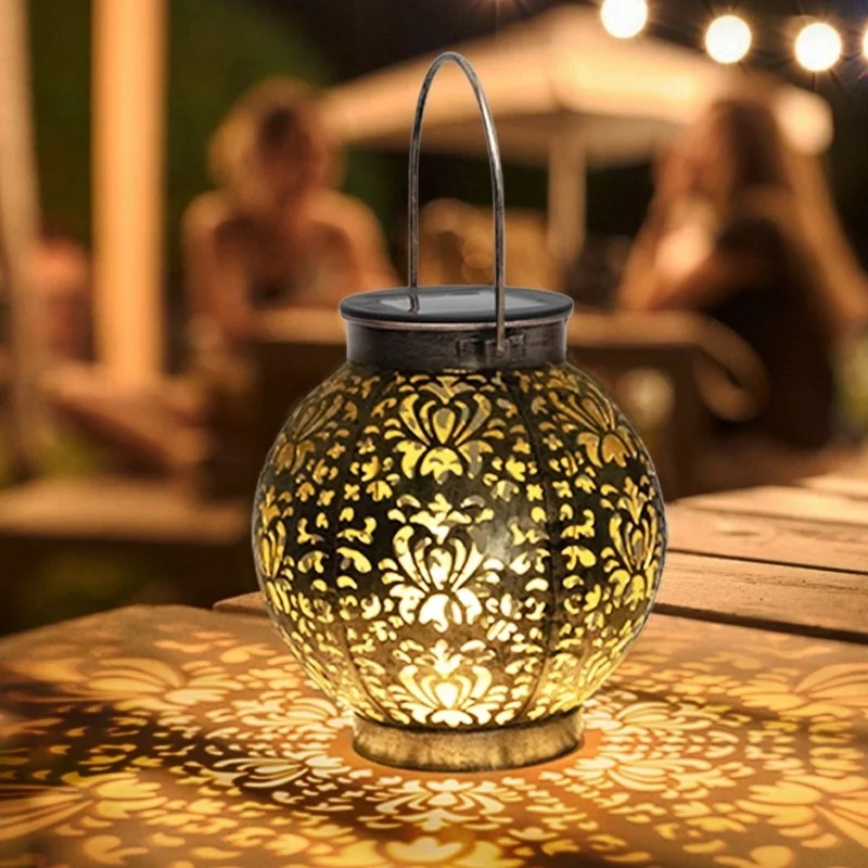 SM24627B Plastic PP Chrysanthemum Flower Solar Hanging Light_6