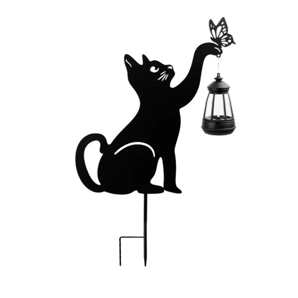 SM24629 Black Cat ABS Plastic Handheld Solar Lantern Hanging Animal Light_1_20251010_142404