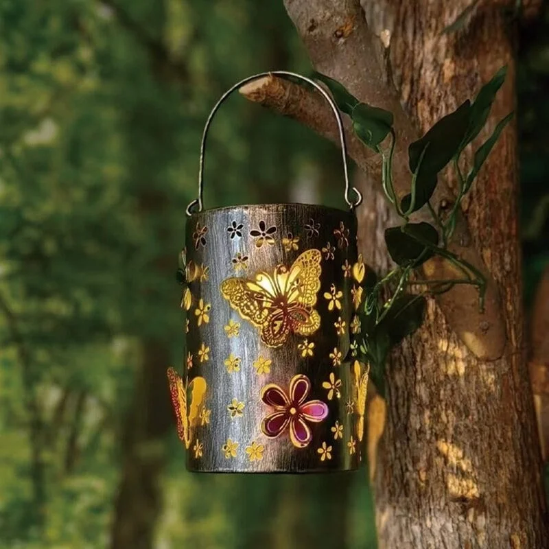 SM24646 Plastic PP Solar Hanging Lantern with Colorful Butterfly Animal Design_7_20251010_142404