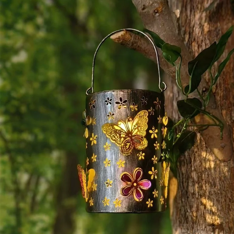 SM24646 Plastic PP Solar Hanging Lantern with Colorful Butterfly Animal Design_8_20251010_142404