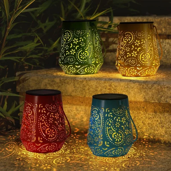 SM24650 PP Plastic Decorative Solar Hanging Lantern_7