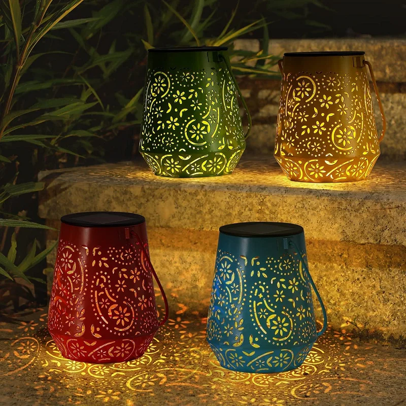 SM24650 PP Plastic Decorative Solar Hanging Lantern_7