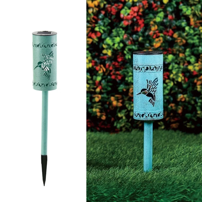 SM24653 Colorful Garden Solar Stake Light - Plastic PP Animal, Butterfly, Bird_2