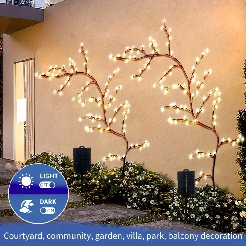 SM24705 Plastic-PVC+ Metal-iron Solar Color LED Branch Vine String Lights_6