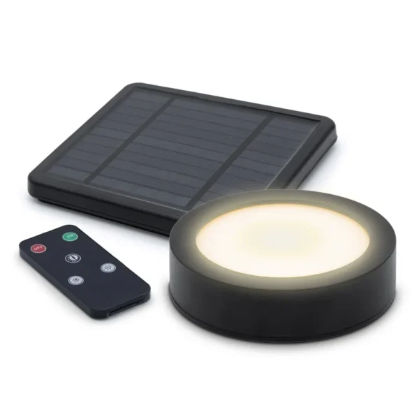 SM24711 ABS+PP Plastic Square Solar Magnetic Light with Remote, Multipurpose