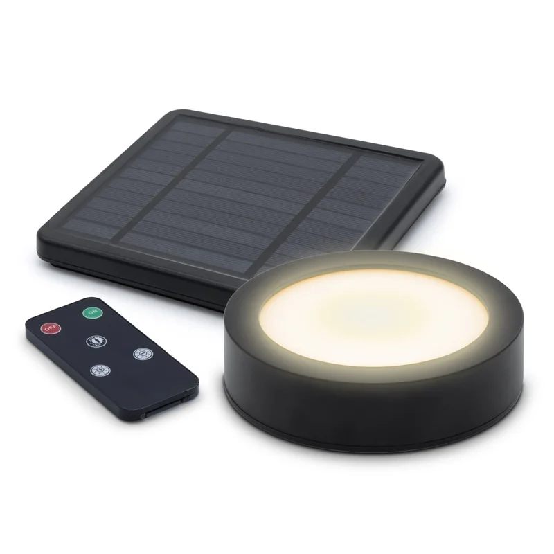 SM24711 ABS+PP Plastic Square Solar Magnetic Light with Remote, Multipurpose