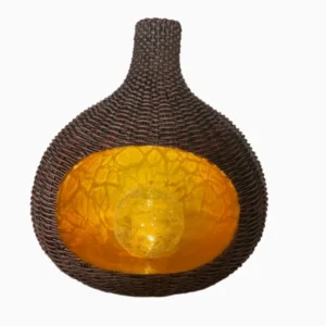 SM24763 Solar Lamp Resin Statue for Outdoor Vase and Tabletop Lighting
