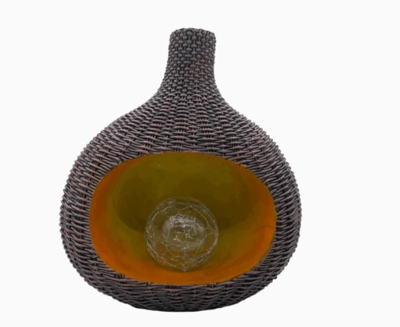 SM24763 Solar Lamp Resin Statue for Outdoor Vase and Tabletop Lighting_4