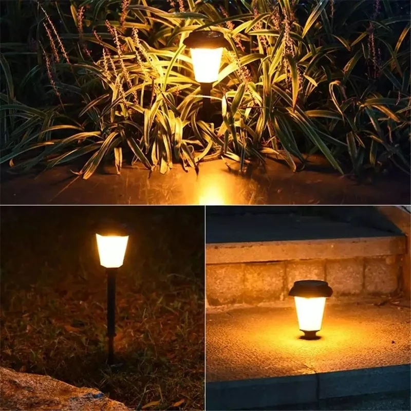 SM24777 Set of 4 Solar Stake Lights Garden Torches, Plastic ABS+PP_7