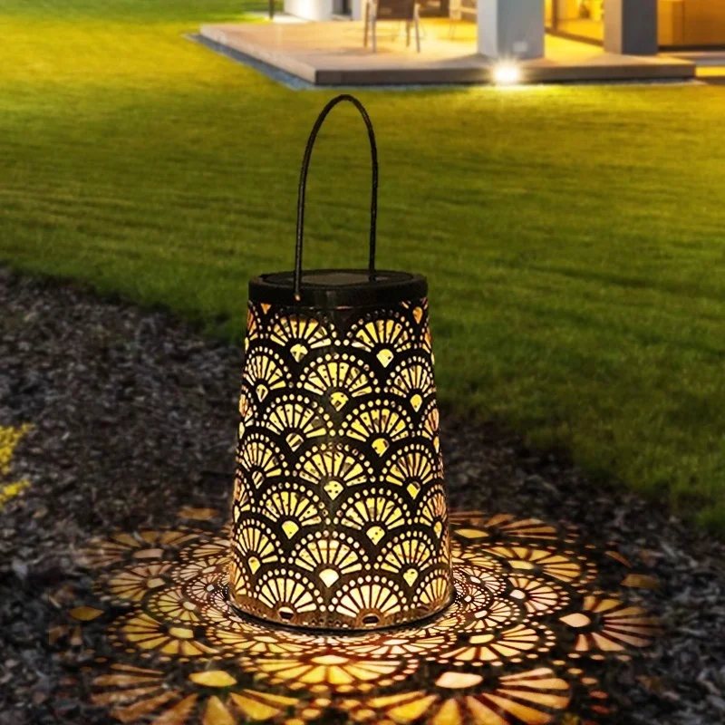 SM24792 Metal-iron Retro Hollow-Out Solar Hanging Lantern Lights_3_20251010_142404