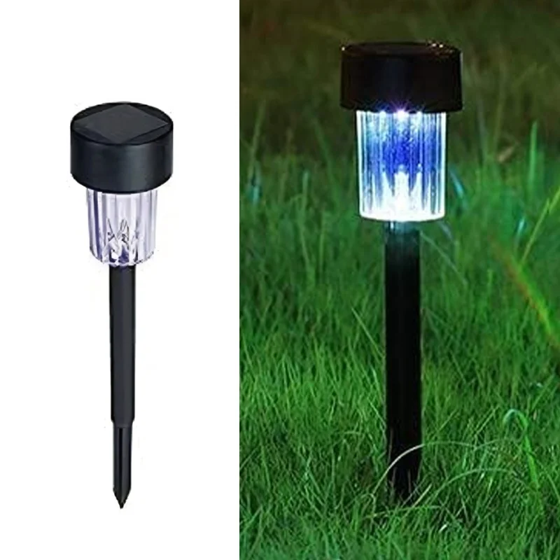 SM24799 Plastic PP Color-Changing Cylindrical Solar Pathway Hanging Lights, Pack of 10_5