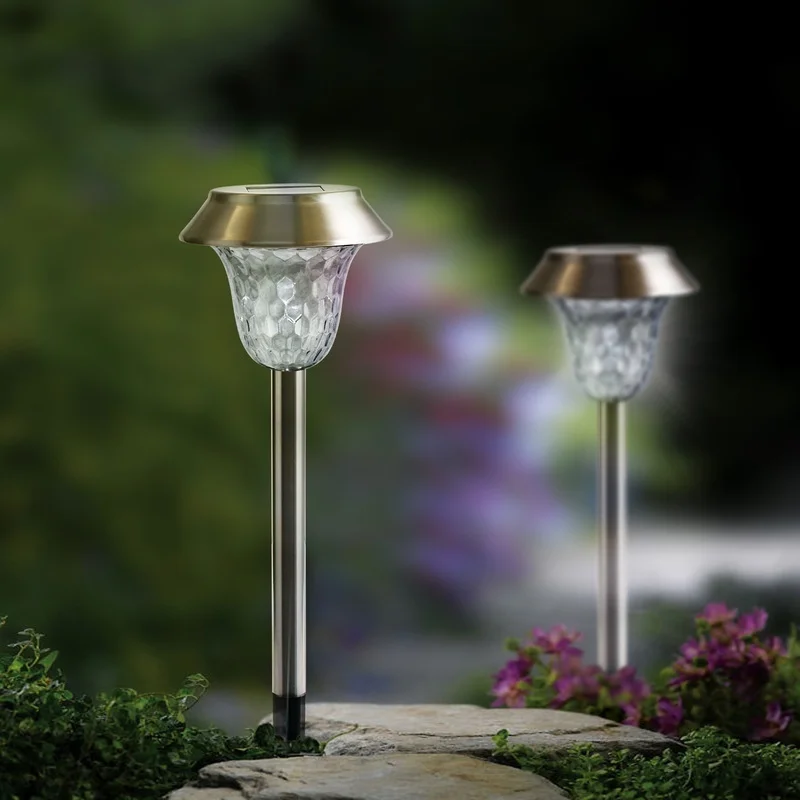 SM24853 Plastic-ABS + PS Pineapple Flower Globe Stake Light Lantern_4