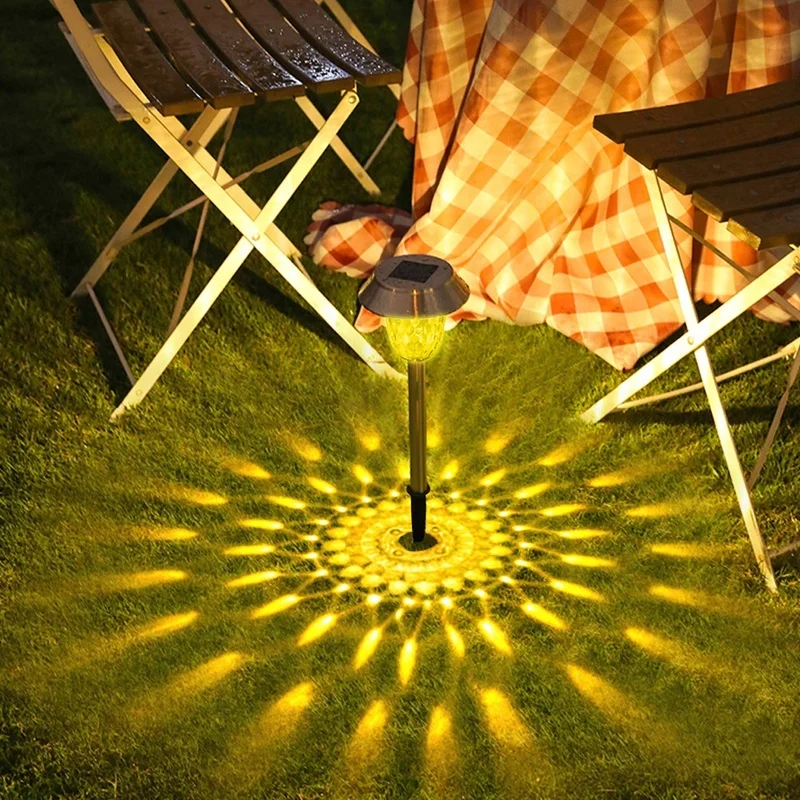 SM24853 Plastic-ABS + PS Pineapple Flower Globe Stake Light Lantern_6
