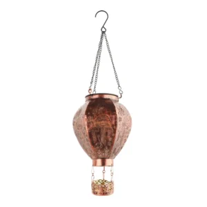 SM24891 PP Plastic Hot Air Balloon Solar Mushroom Lantern Hanging Light_1