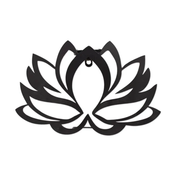 SM24902 Elegant Lotus Flower Plastic PP Solar Wall Light_3