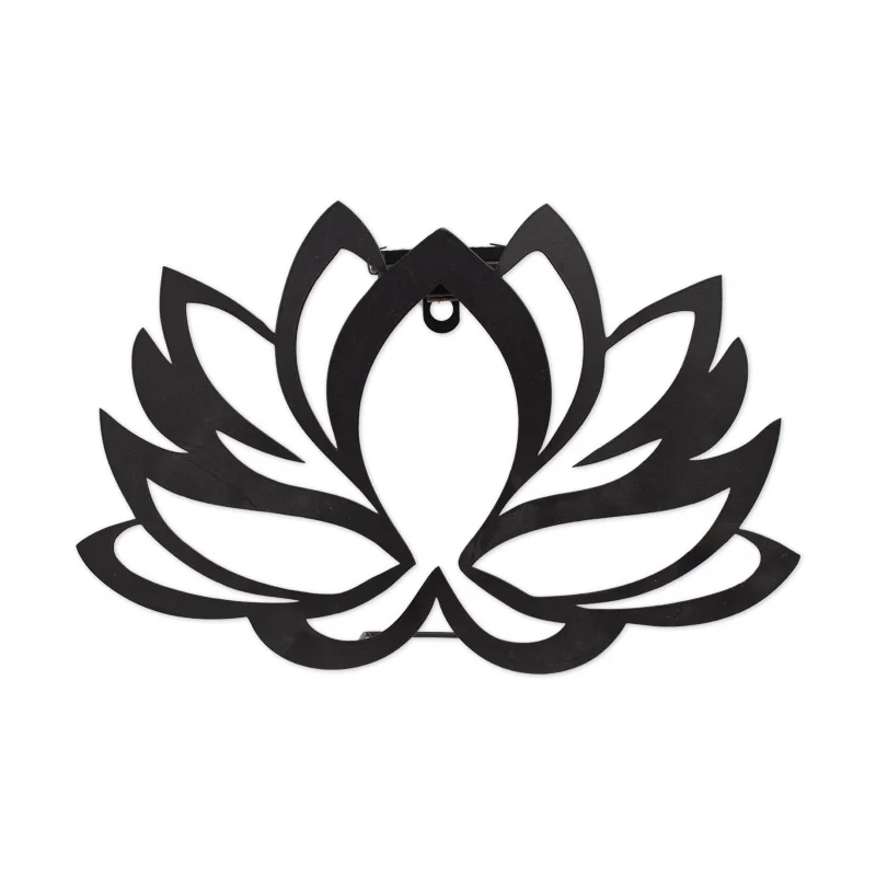 SM24902 Elegant Lotus Flower Plastic PP Solar Wall Light_3