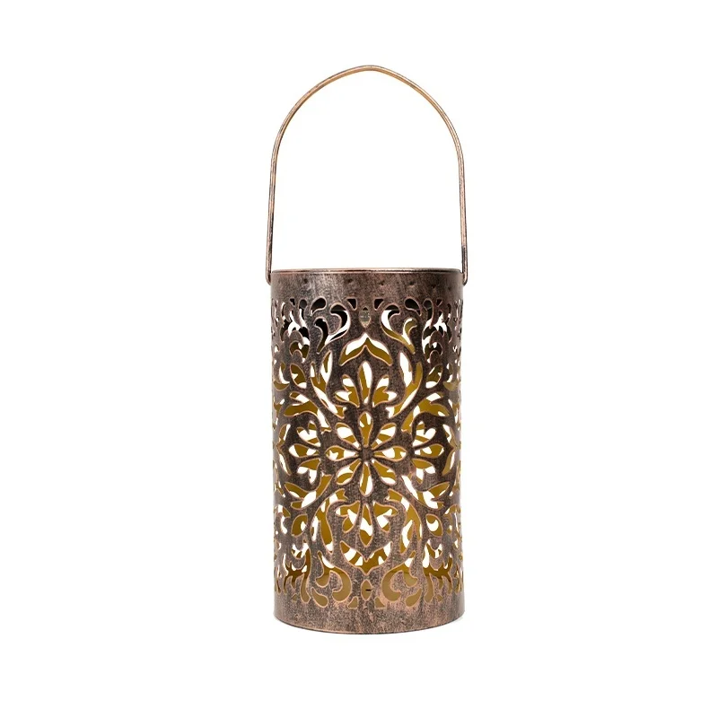SM24911 Hollow-out Plastic PP Solar Lantern Hanging Light (Animal Design, without Dog Shepherd Hook)