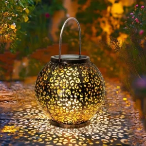 SM24934 Solar Hanging Plastic PP Daisy Flower Light_1