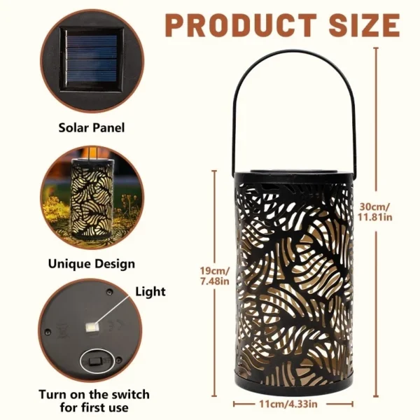 SM24936 Cylindrical Hollow Leaf Plastic PP Solar Hanging Light_3_20251010_142405